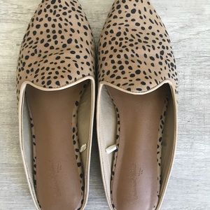 Cheetah Print Mules